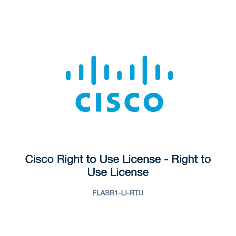 FLASR1-LI-RTU: Cisco Right to Use License