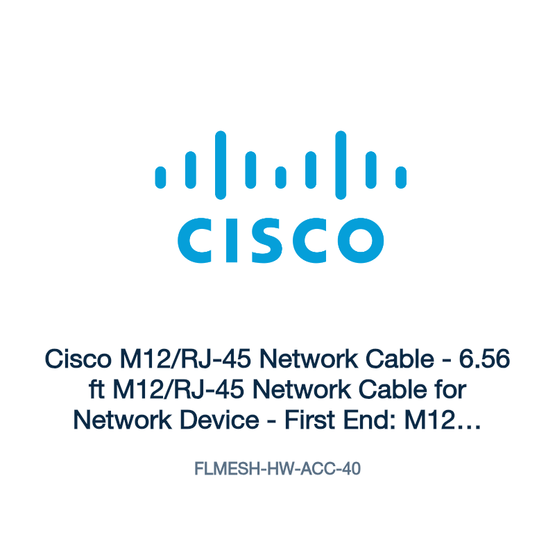 FLMESH-HW-ACC-40: Cisco M12/RJ-45 Network Cable
