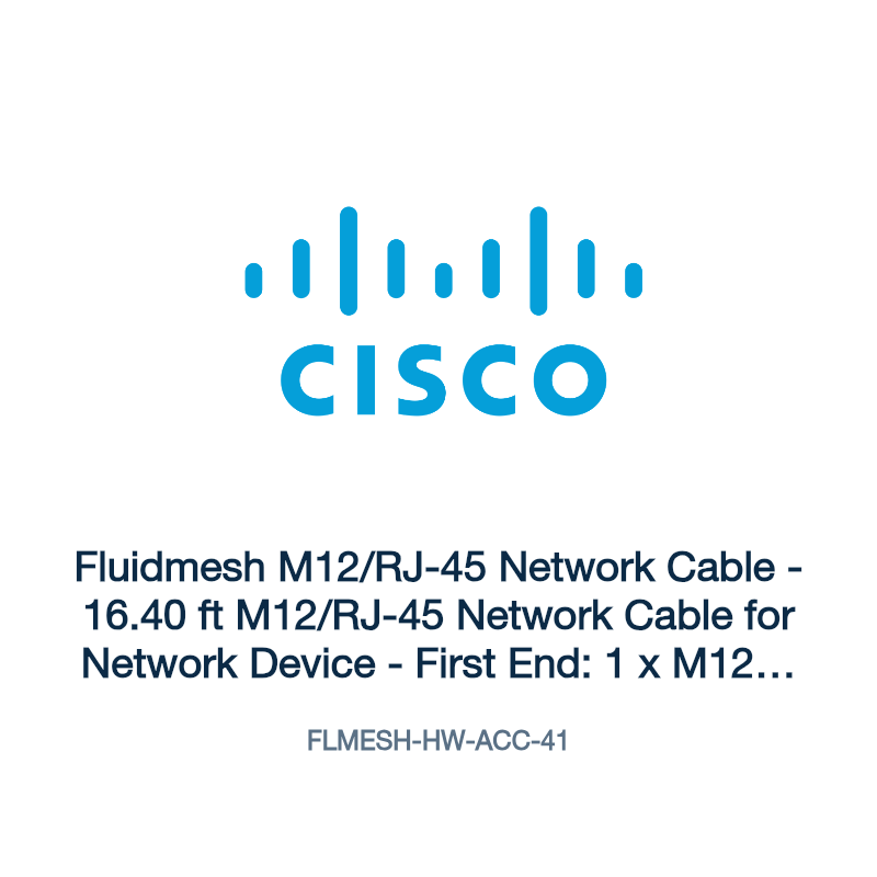 FLMESH-HW-ACC-41: Fluidmesh M12/RJ-45 Network Cable