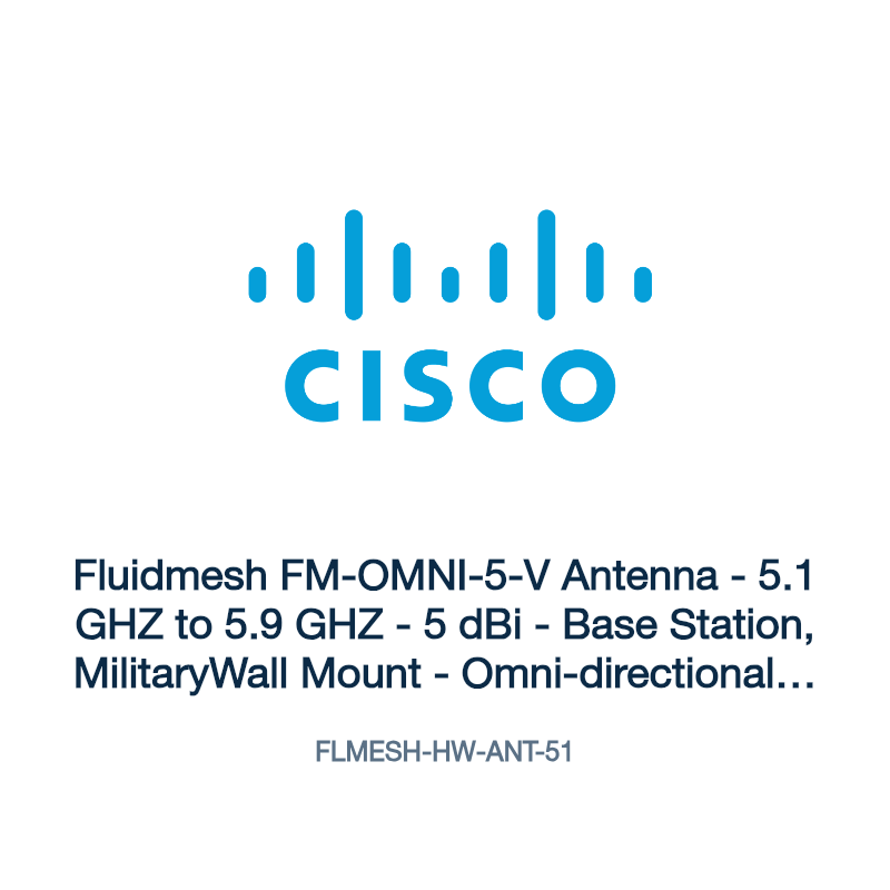 FLMESH-HW-ANT-51: Fluidmesh FM-OMNI-5-V Antenna