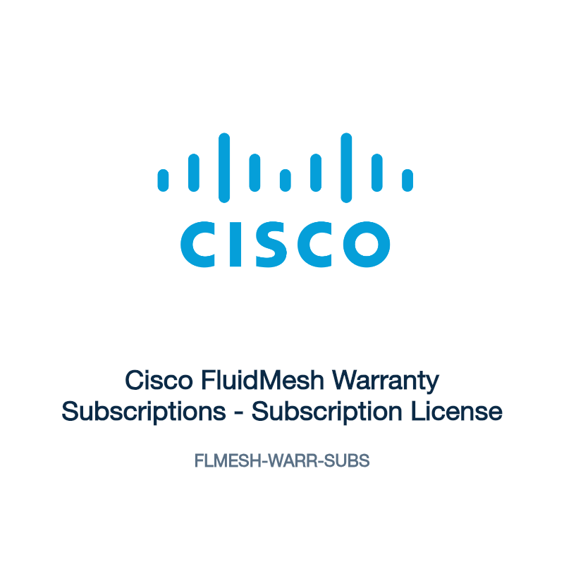 FLMESH-WARR-SUBS: Cisco FluidMesh Warranty Subscriptions