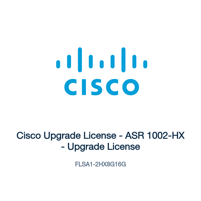 FLSA1-2HX8G16G: Cisco Upgrade License