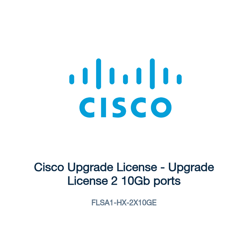 FLSA1-HX-2X10GE: Cisco Upgrade License