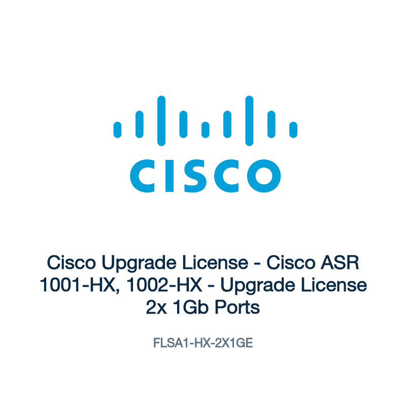 FLSA1-HX-2X1GE: Cisco Upgrade License