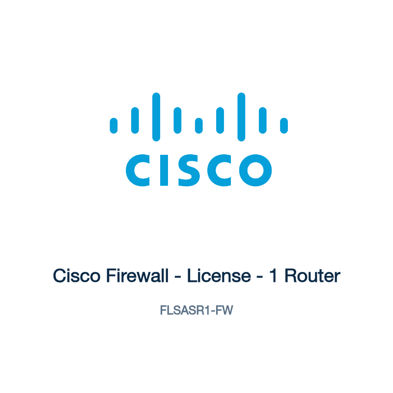 FLSASR1-FW: Cisco Firewall - License - 1 Router
