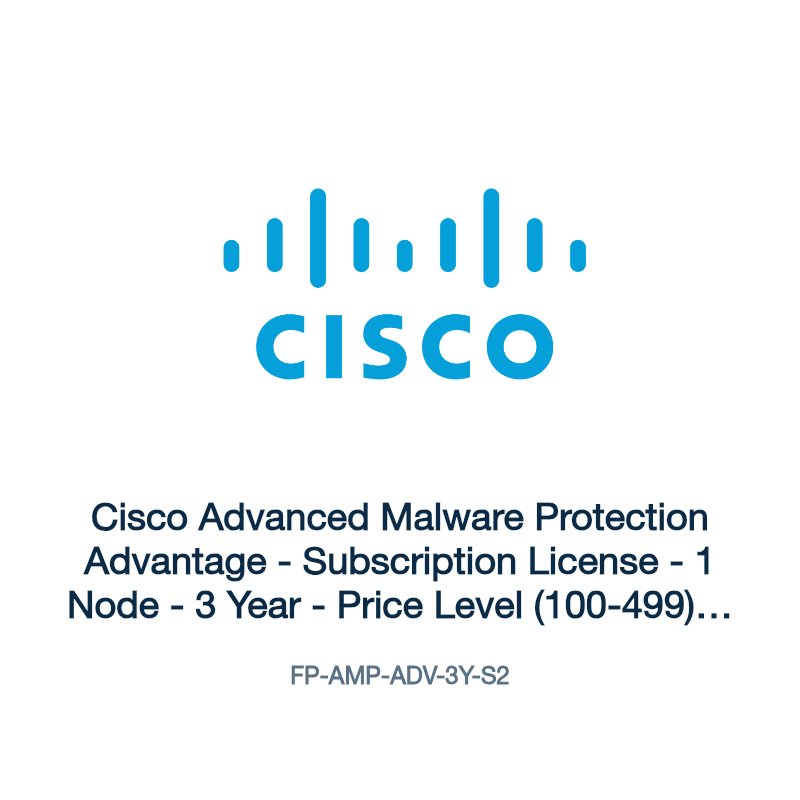 FP-AMP-ADV-3Y-S2: Cisco Advanced Malware Protection Advantage