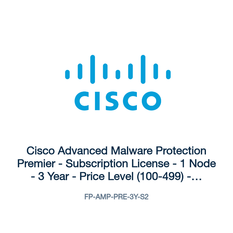 FP-AMP-PRE-3Y-S2: Cisco Advanced Malware Protection Premier