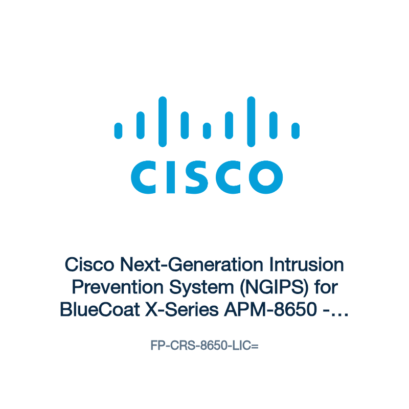 FP-CRS-8650-LIC=: Cisco Next-Generation Intrusion Prevention System (NGIPS) for