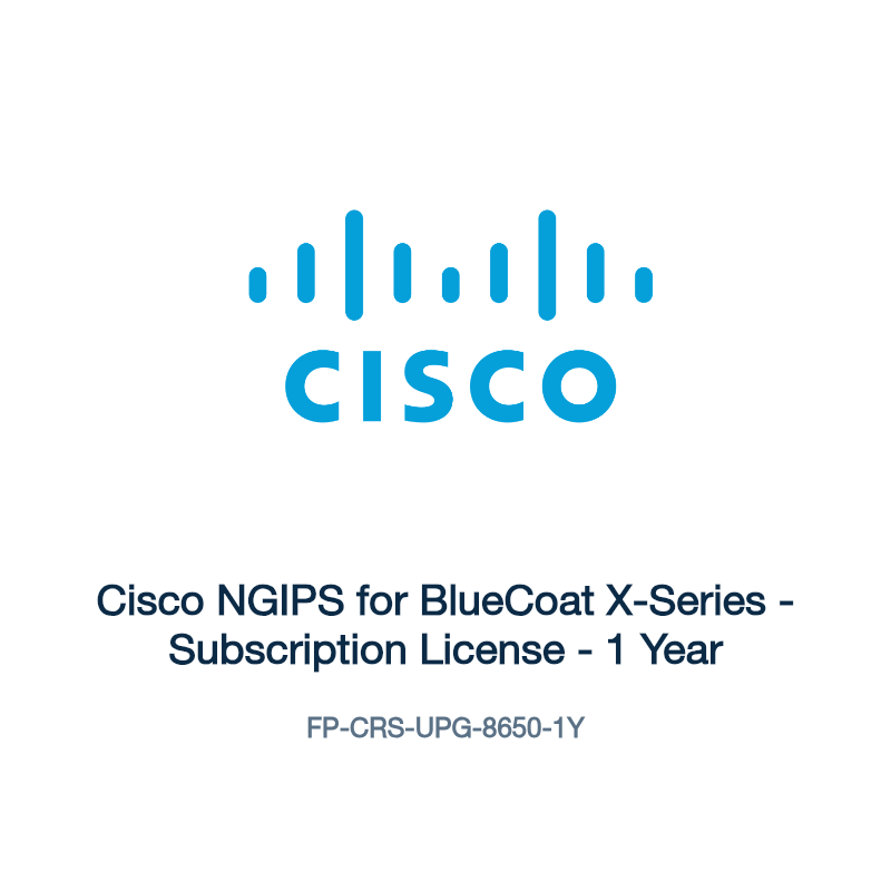FP-CRS-UPG-8650-1Y: Cisco NGIPS for BlueCoat X-Series