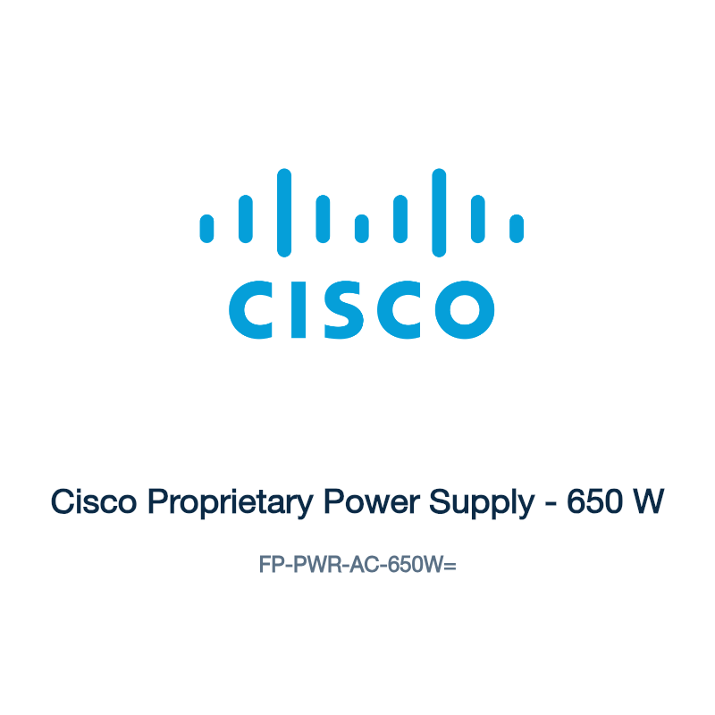 FP-PWR-AC-650W=: Cisco Proprietary Power Supply