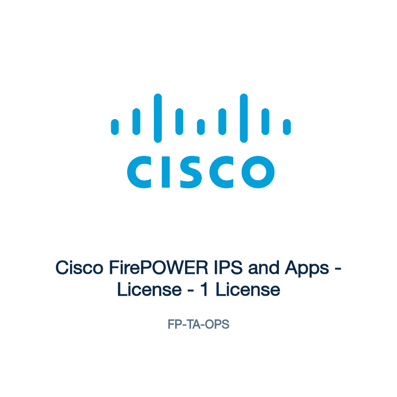 FP-TA-OPS: Cisco FirePOWER IPS and Apps