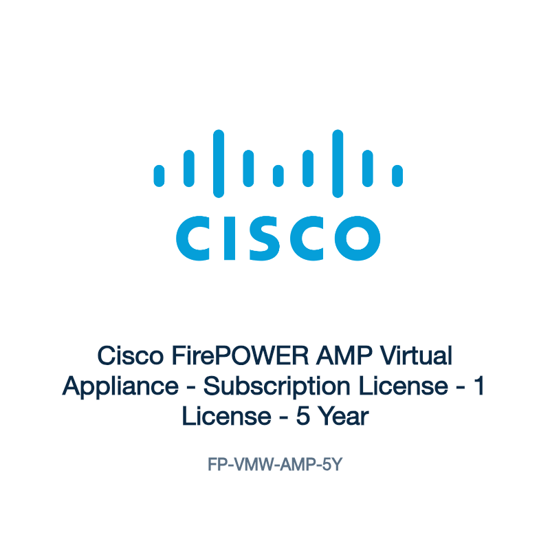 FP-VMW-AMP-5Y: Cisco FirePOWER AMP Virtual Appliance