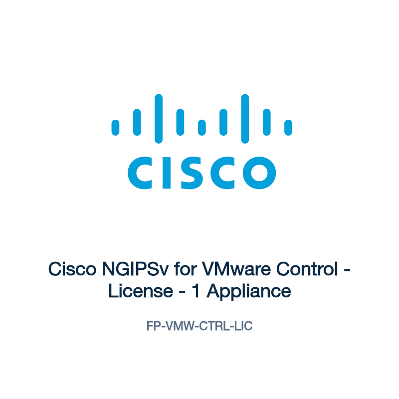 FP-VMW-CTRL-LIC: Cisco NGIPSv for VMware Control