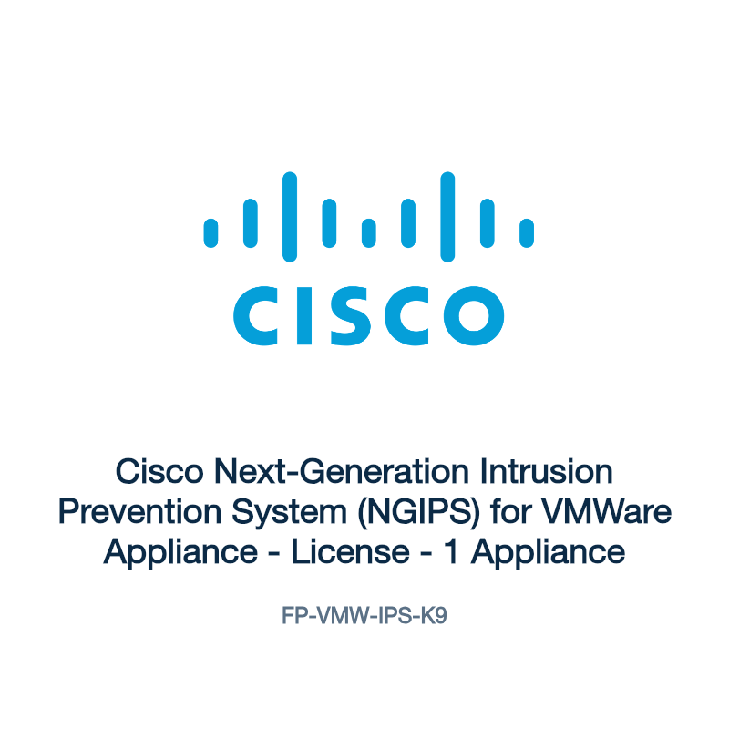 FP-VMW-IPS-K9: Cisco Next-Generation Intrusion Prevention System (NGIPS) for VMWare