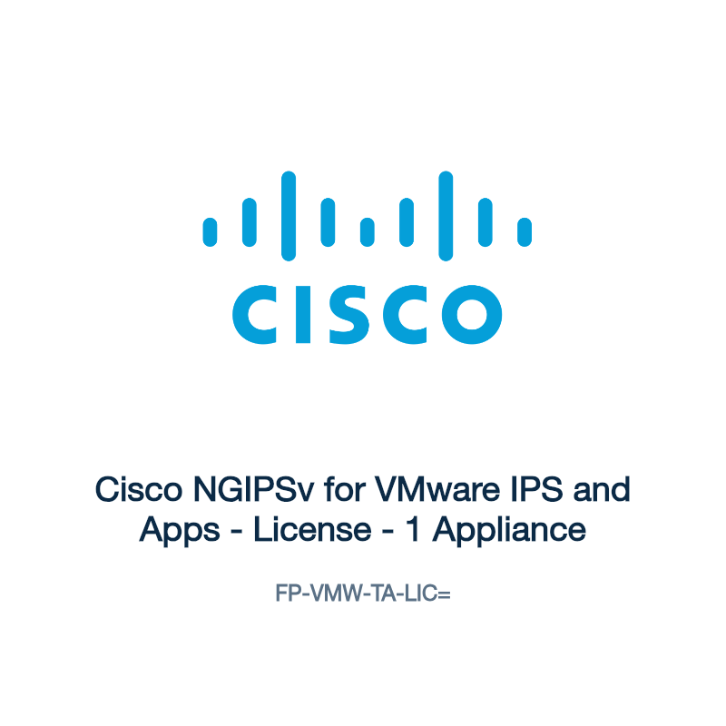FP-VMW-TA-LIC=: Cisco NGIPSv for VMware IPS and Apps