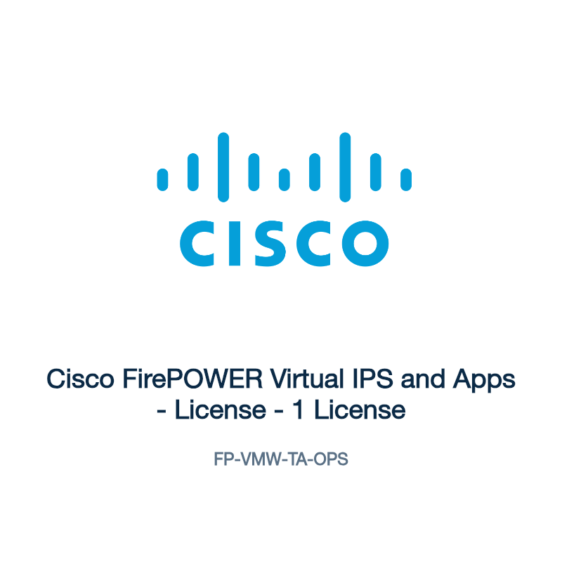 FP-VMW-TA-OPS: Cisco FirePOWER Virtual IPS and Apps