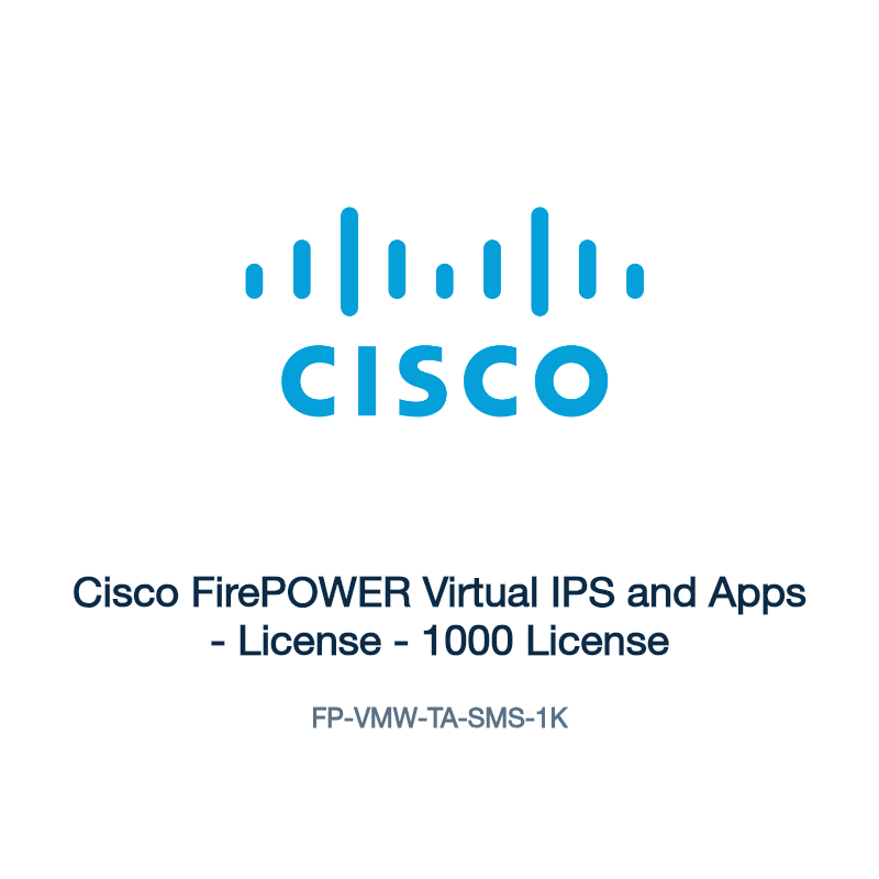 FP-VMW-TA-SMS-1K: Cisco FirePOWER Virtual IPS and Apps