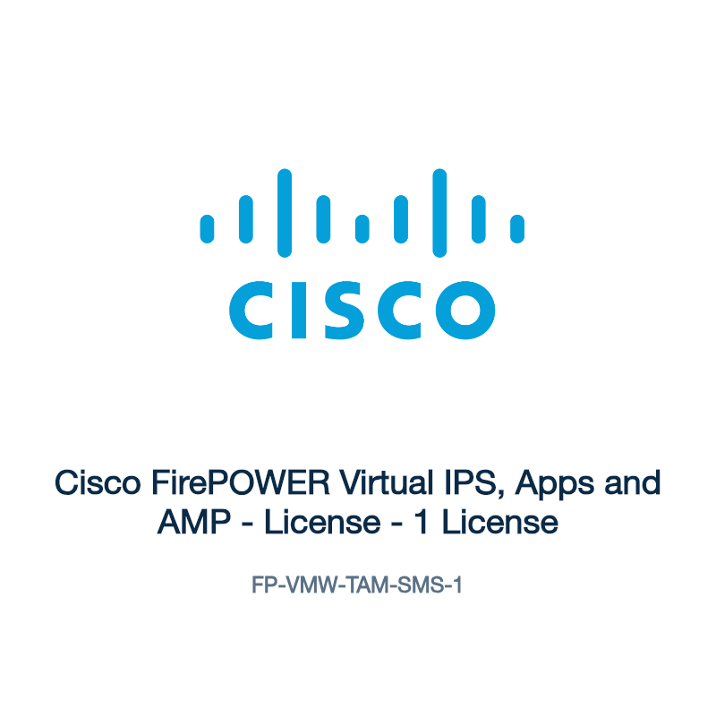 FP-VMW-TAM-SMS-1: Cisco FirePOWER Virtual IPS, Apps and AMP