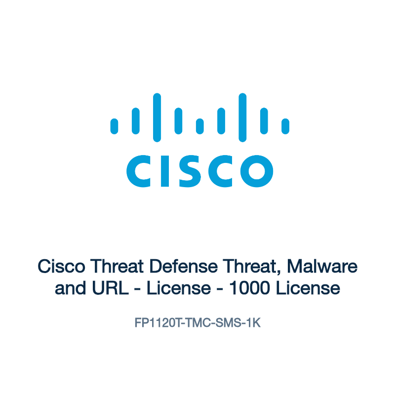 FP1120T-TMC-SMS-1K: Cisco Threat Defense Threat, Malware and URL