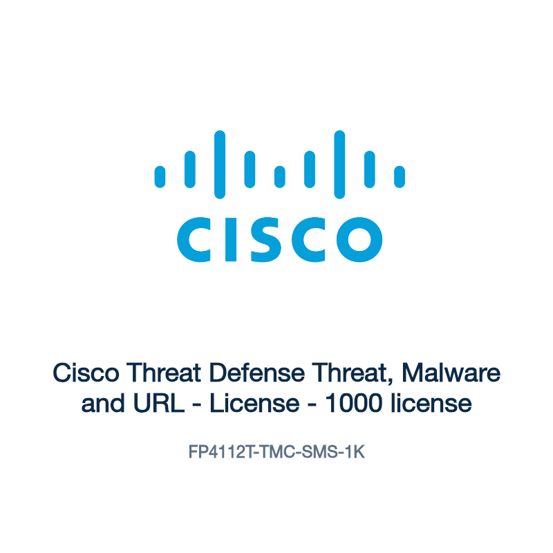FP4112T-TMC-SMS-1K: Cisco Threat Defense Threat, Malware and URL