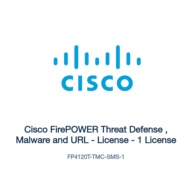 FP4120T-TMC-SMS-1: Cisco FirePOWER Threat Defense , Malware and URL