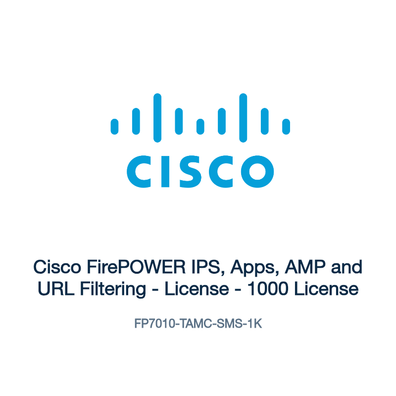FP7010-TAMC-SMS-1K: Cisco FirePOWER IPS, Apps, AMP and URL Filtering