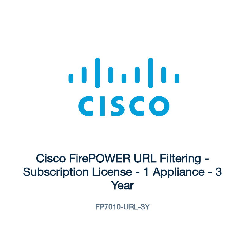 FP7010-URL-3Y: Cisco FirePOWER URL Filtering