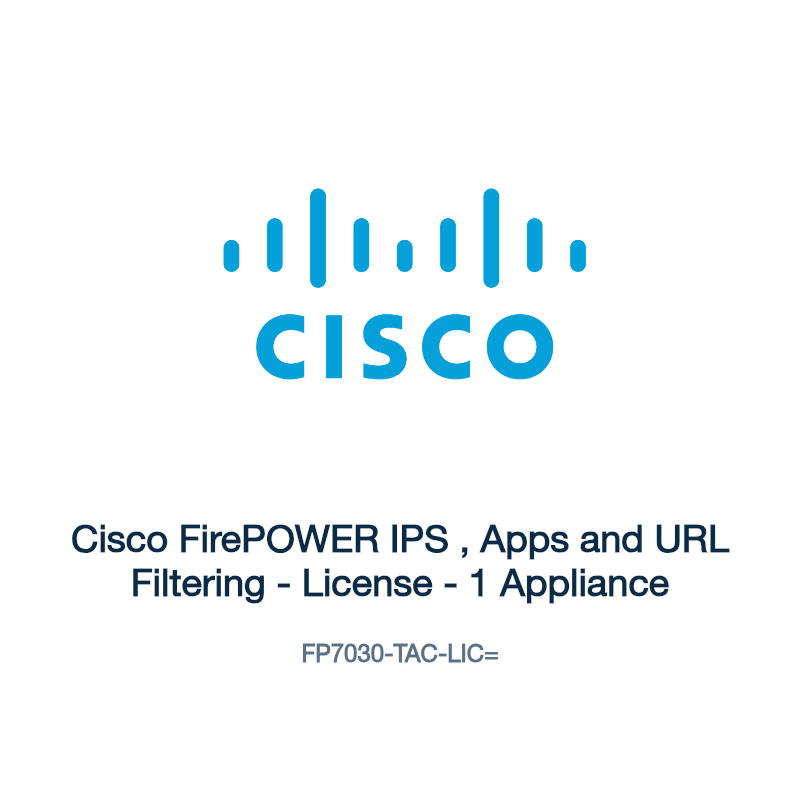 FP7030-TAC-LIC=: Cisco FirePOWER IPS , Apps and URL Filtering