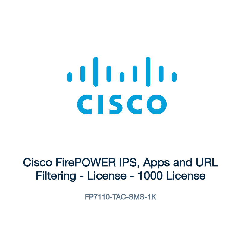FP7110-TAC-SMS-1K: Cisco FirePOWER IPS, Apps and URL Filtering