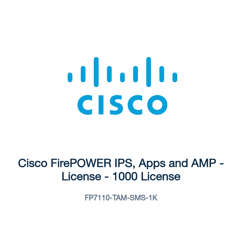 FP7110-TAM-SMS-1K: Cisco FirePOWER IPS, Apps and AMP