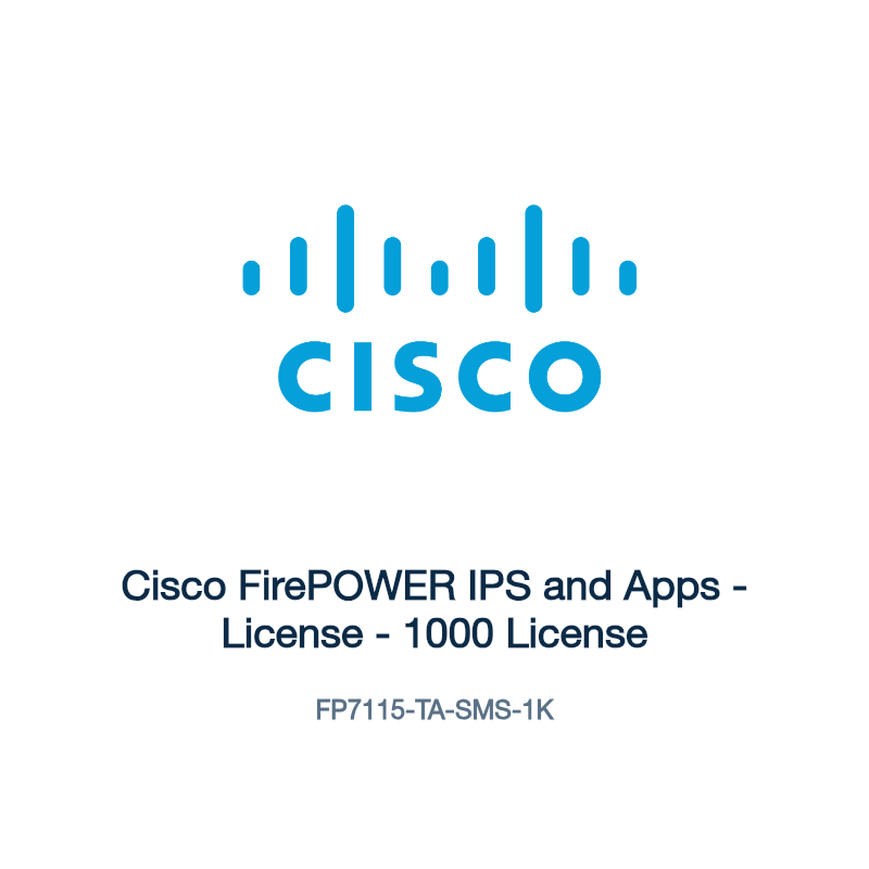 FP7115-TA-SMS-1K: Cisco FirePOWER IPS and Apps