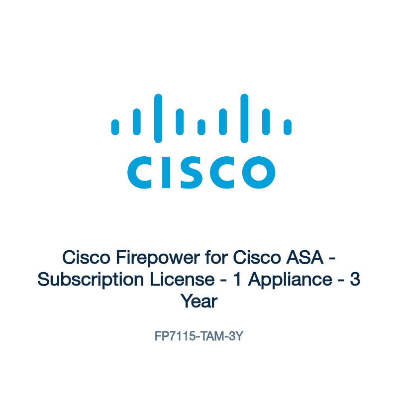 FP7115-TAM-3Y: Cisco Firepower for Cisco ASA