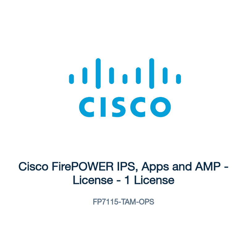 FP7115-TAM-OPS: Cisco FirePOWER IPS, Apps and AMP
