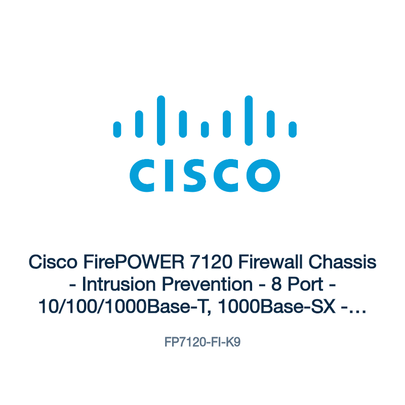 FP7120-FI-K9: Cisco FirePOWER 7120 Firewall Chassis