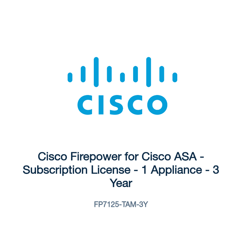 FP7125-TAM-3Y: Cisco Firepower for Cisco ASA