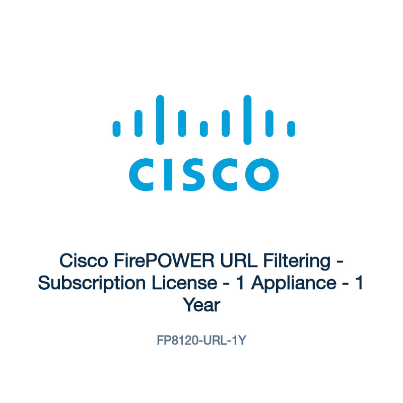 FP8120-URL-1Y: Cisco FirePOWER URL Filtering