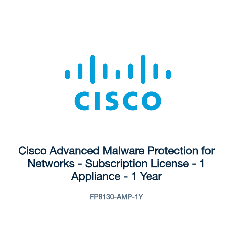 FP8130-AMP-1Y: Cisco Advanced Malware Protection for Networks