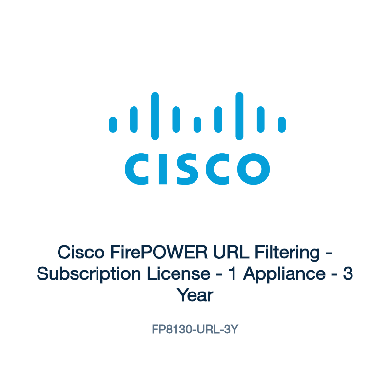 FP8130-URL-3Y: Cisco FirePOWER URL Filtering