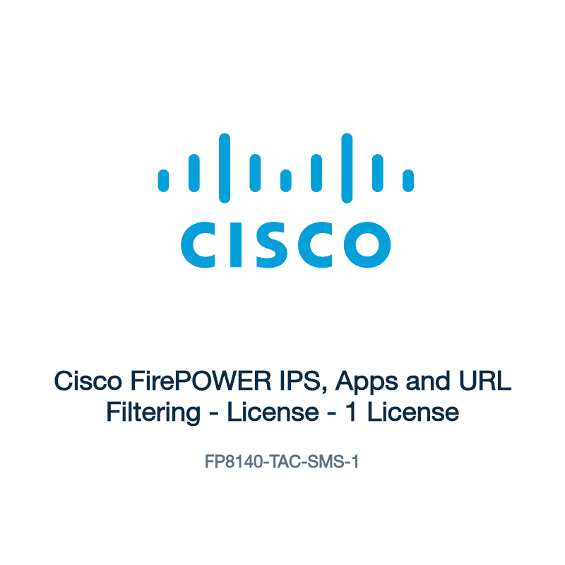 FP8140-TAC-SMS-1: Cisco FirePOWER IPS, Apps and URL Filtering