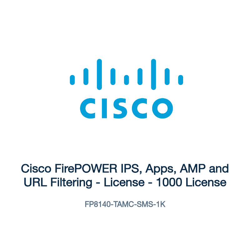 FP8140-TAMC-SMS-1K: Cisco FirePOWER IPS, Apps, AMP and URL Filtering