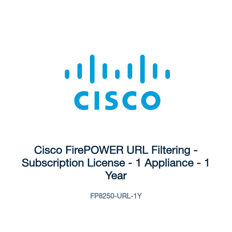 FP8250-URL-1Y: Cisco FirePOWER URL Filtering
