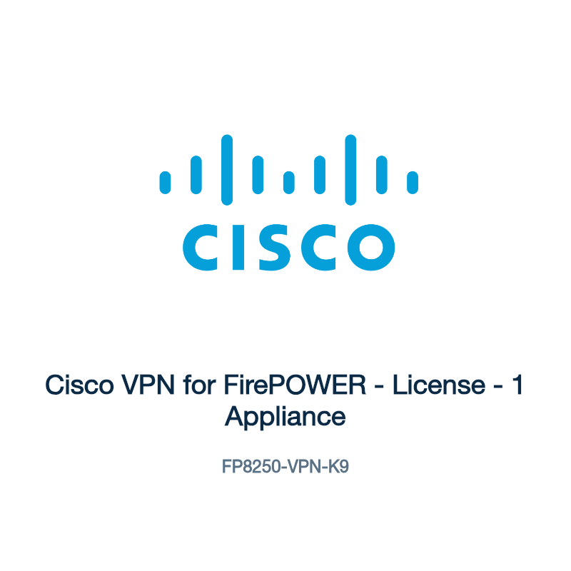 FP8250-VPN-K9: Cisco VPN for FirePOWER