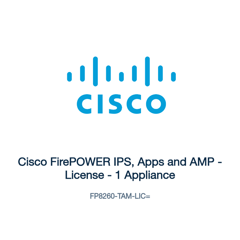 FP8260-TAM-LIC=: Cisco FirePOWER IPS, Apps and AMP