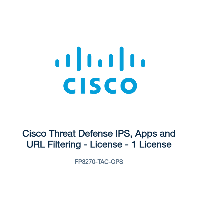 FP8270-TAC-OPS: Cisco Threat Defense IPS, Apps and URL Filtering