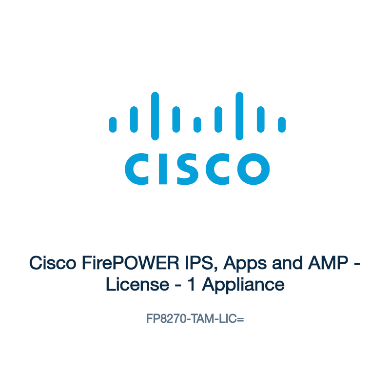 FP8270-TAM-LIC=: Cisco FirePOWER IPS, Apps and AMP
