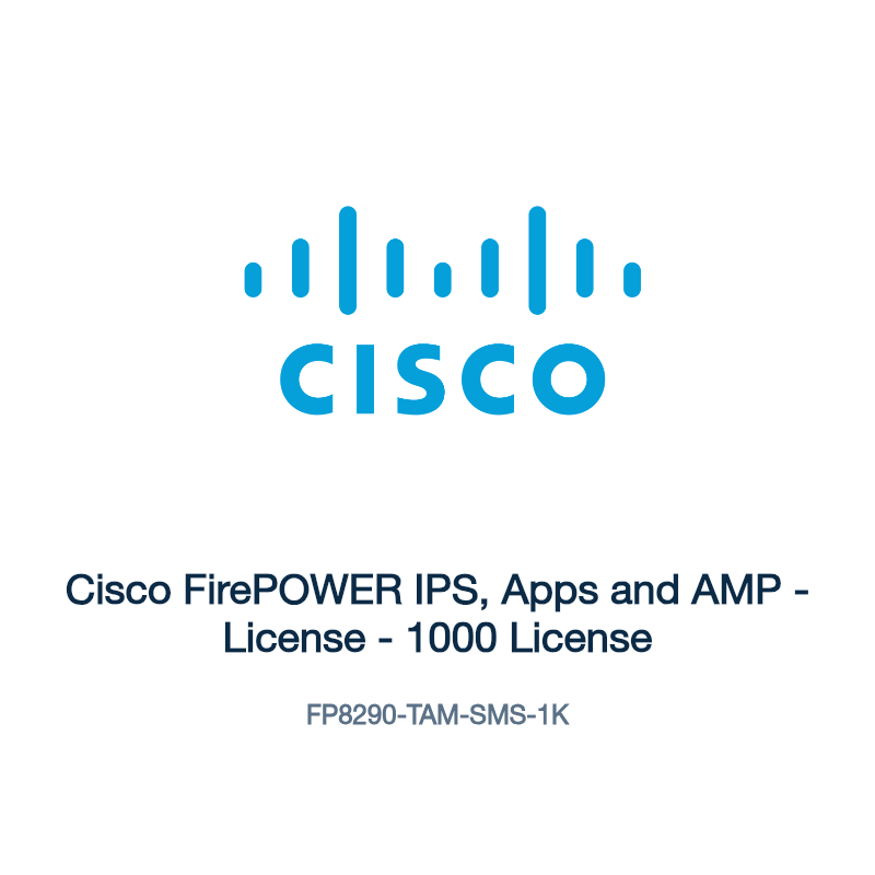 FP8290-TAM-SMS-1K: Cisco FirePOWER IPS, Apps and AMP