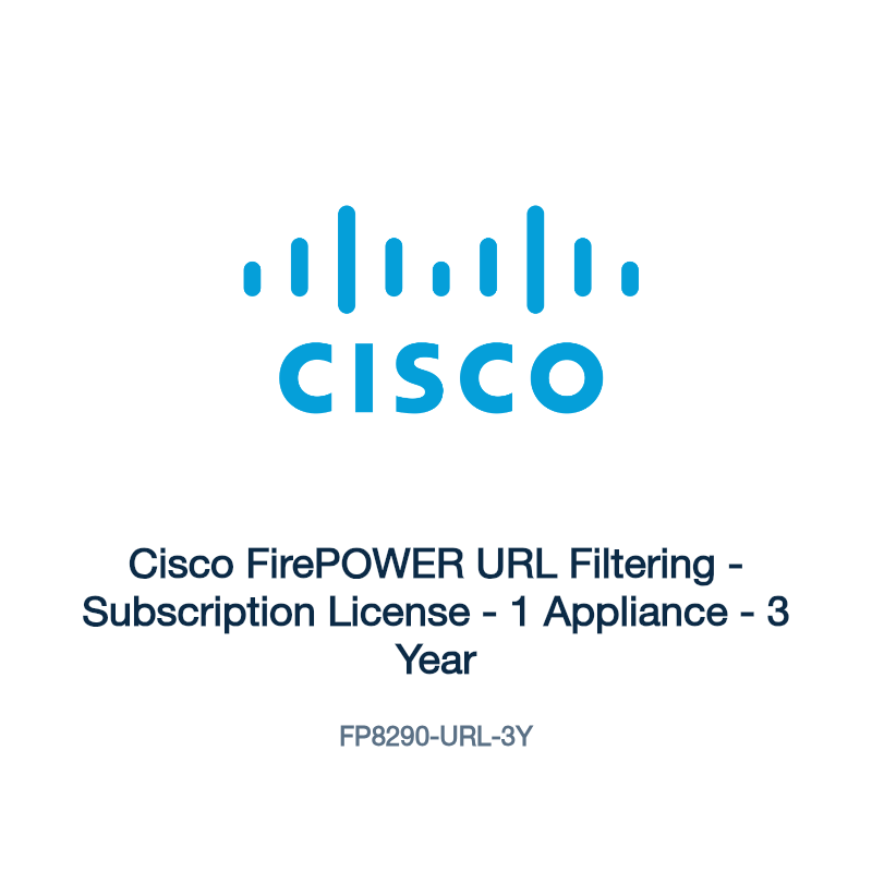 FP8290-URL-3Y: Cisco FirePOWER URL Filtering