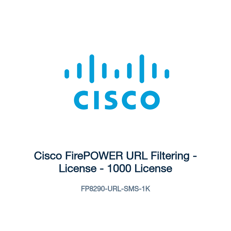 FP8290-URL-SMS-1K: Cisco FirePOWER URL Filtering