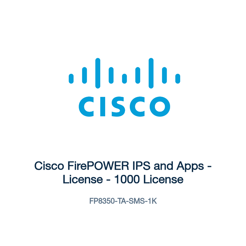 FP8350-TA-SMS-1K: Cisco FirePOWER IPS and Apps