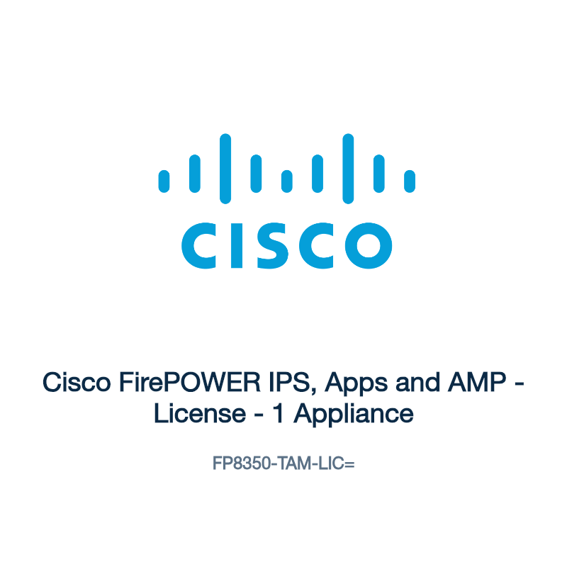 FP8350-TAM-LIC=: Cisco FirePOWER IPS, Apps and AMP